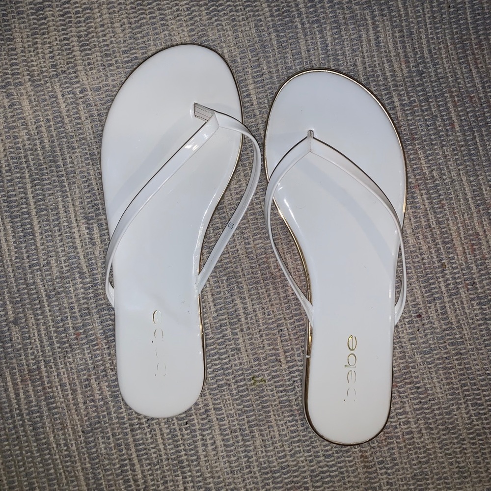 Bebe sandals only used ONCE!